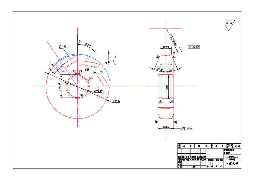 矩形花键拉刀及矩形花键铣刀设计